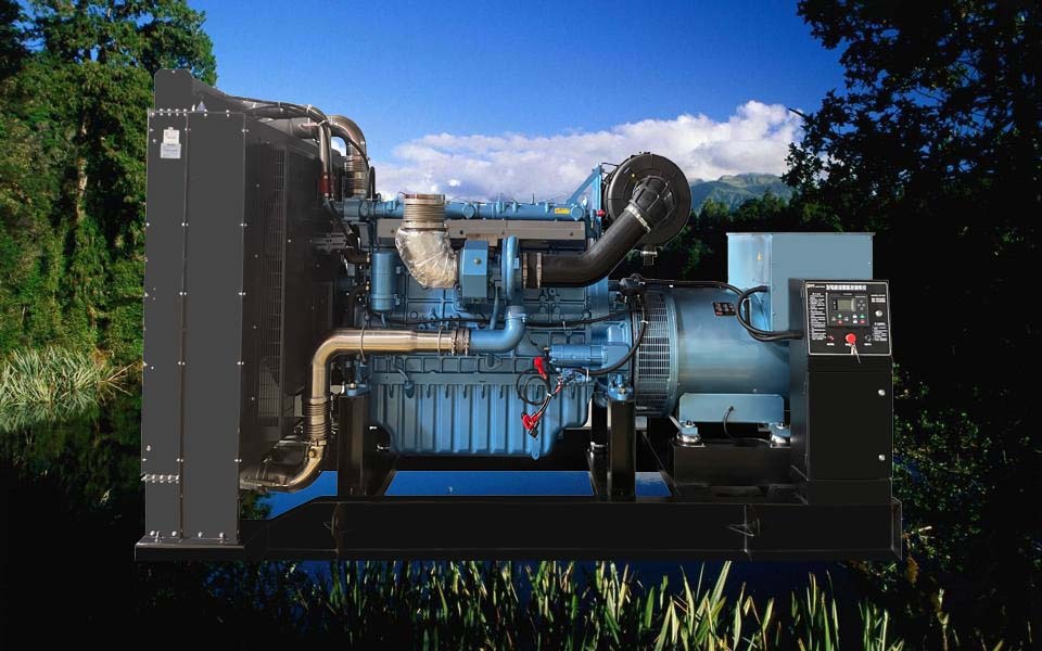 The use of fuel and lubricating oil in silent generator sets