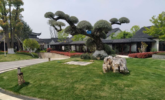 溧陽華康健達養(yǎng)生泳池，人工湖水處理工程項目案例