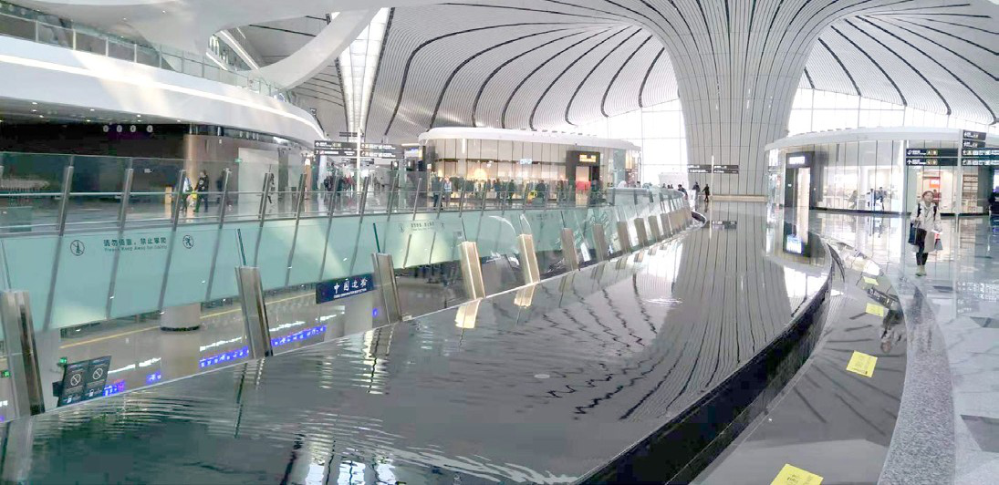 北京大興機(jī)場(chǎng)內(nèi)景圖